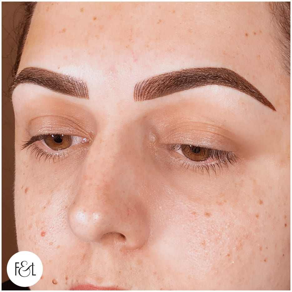 Powder/Ombré Eyebrow Tattoo | Shaded/Powdered Permanent makeup | Eye Design  NY - YouTube